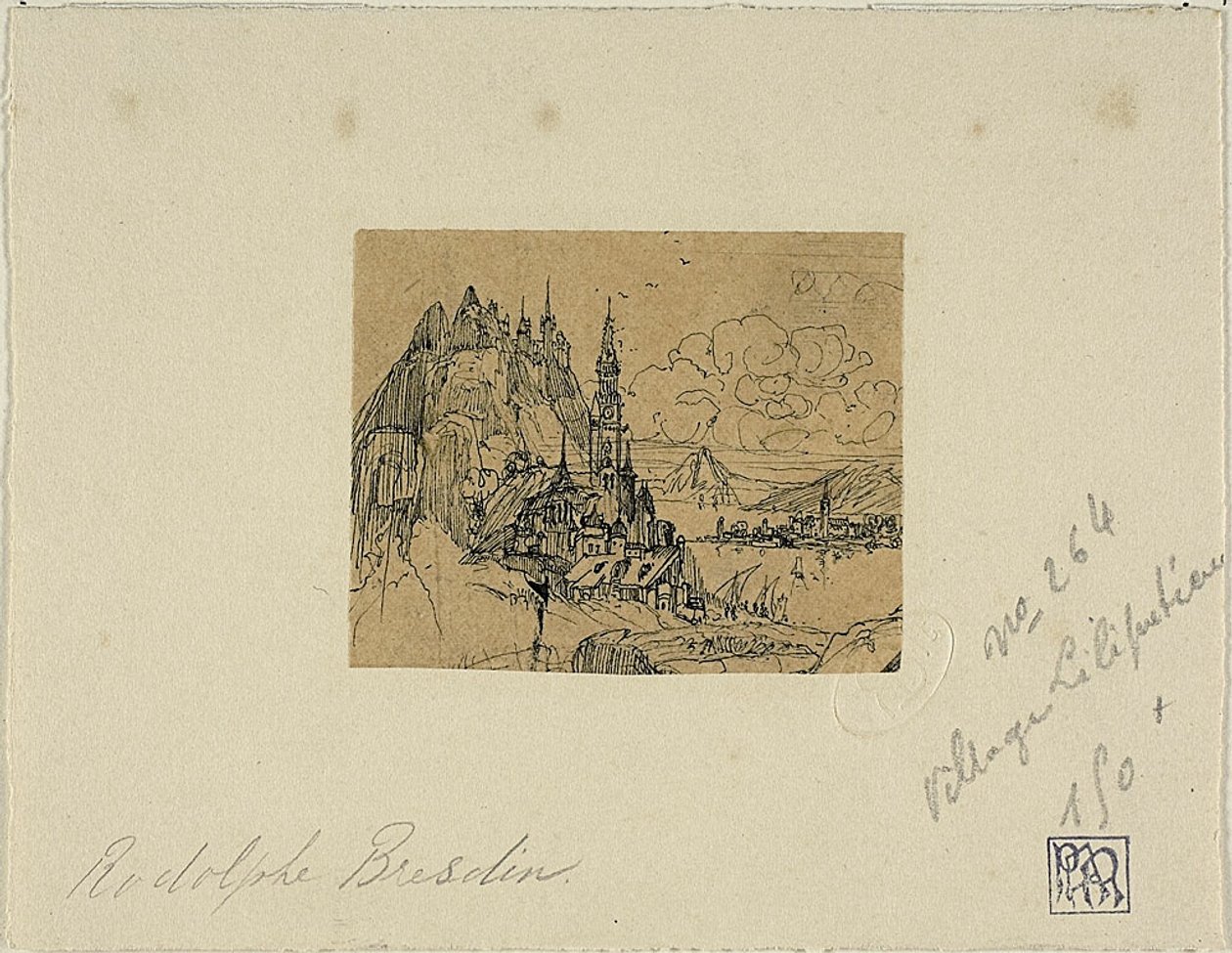 Wioska Liliputów autorstwa Rodolphe Bresdin