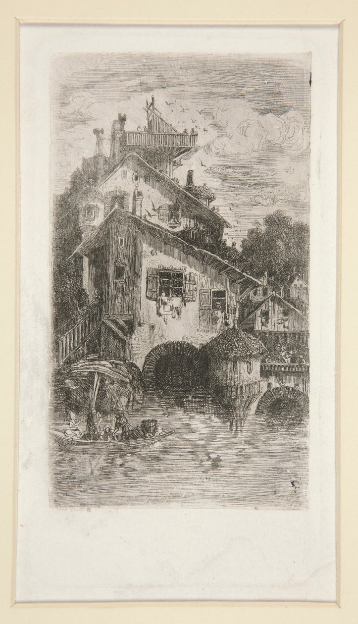 Młyn autorstwa Rodolphe Bresdin