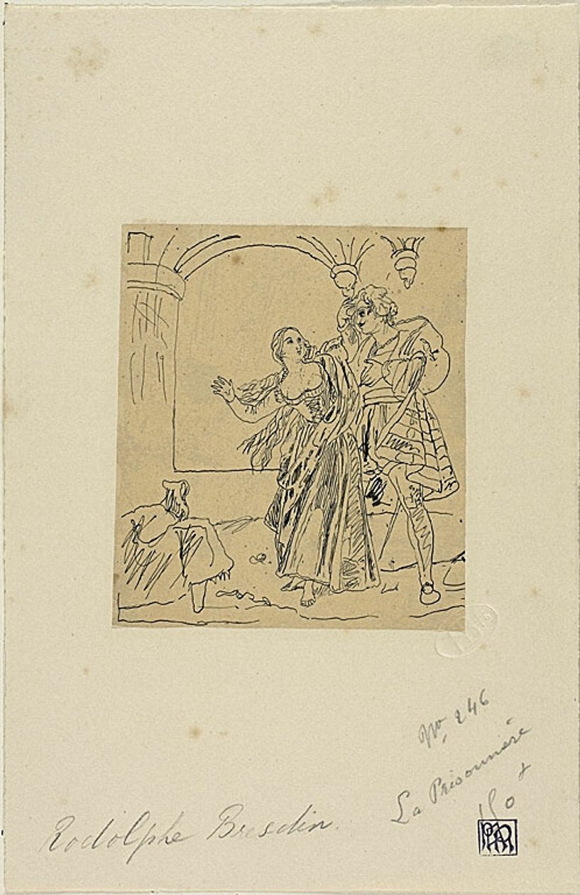 Więzień autorstwa Rodolphe Bresdin