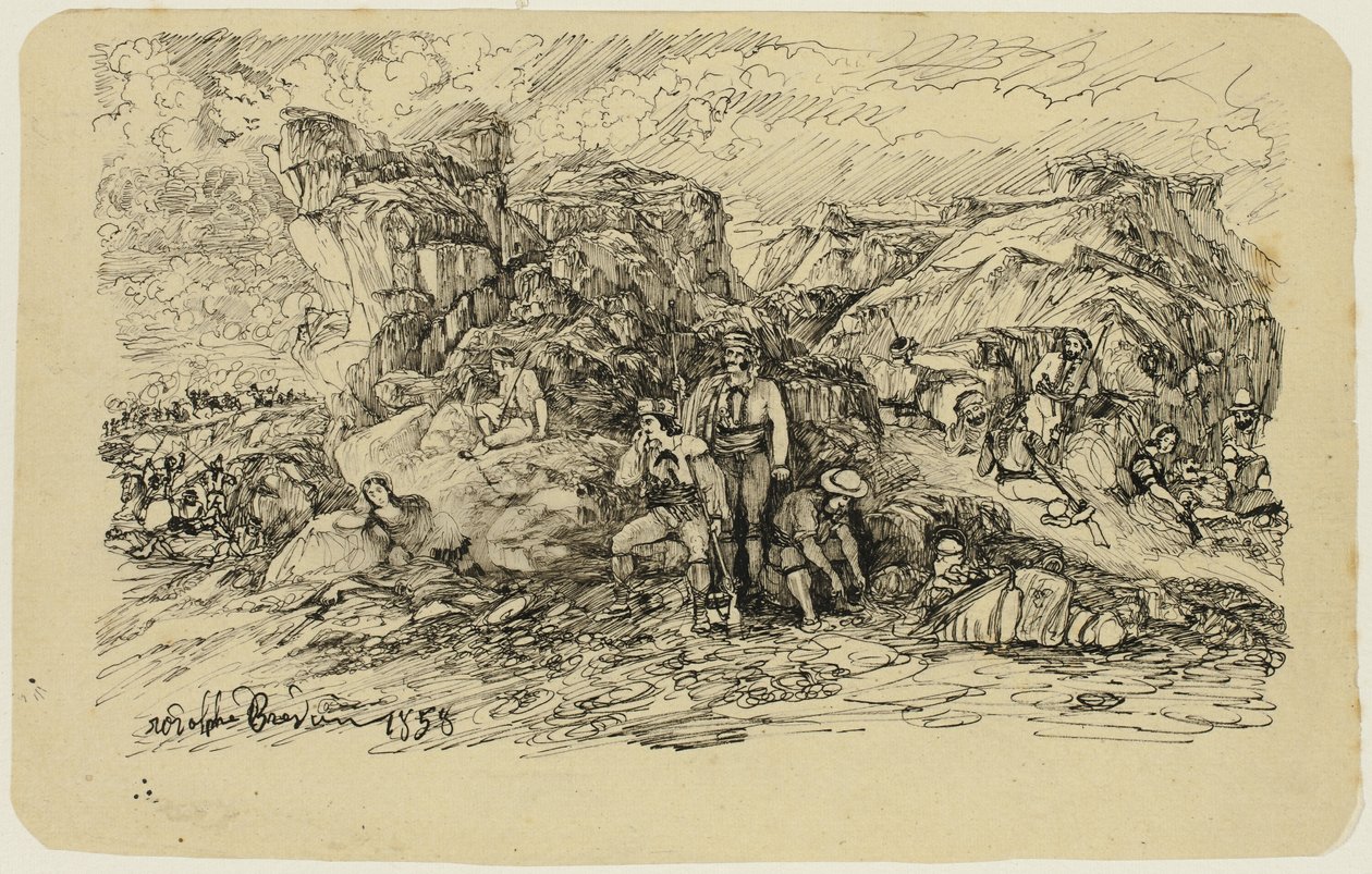 Przemytnicy autorstwa Rodolphe Bresdin