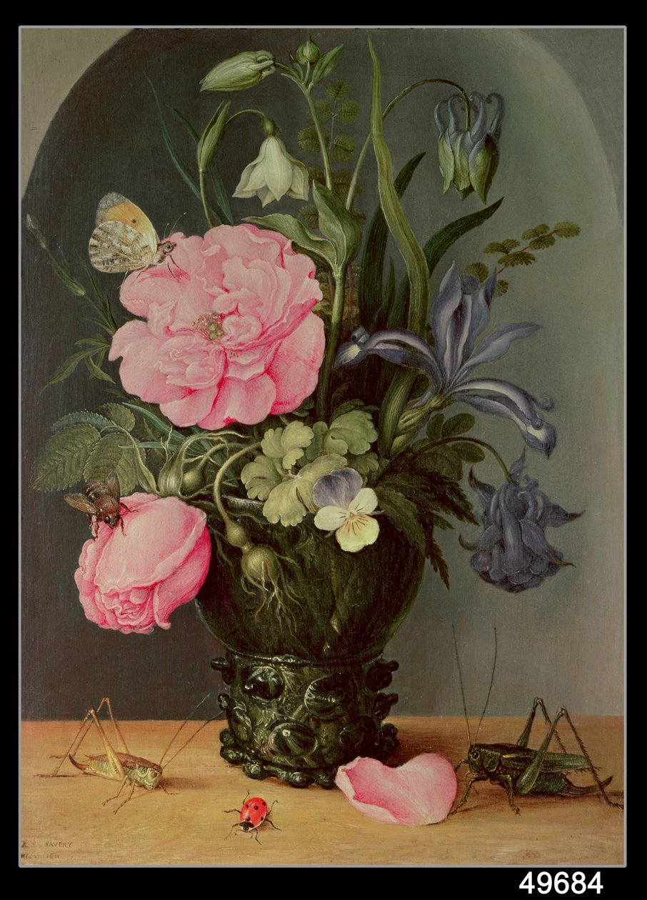 Martwa natura, 1611 autorstwa Roelandt Jacobsz. Savery
