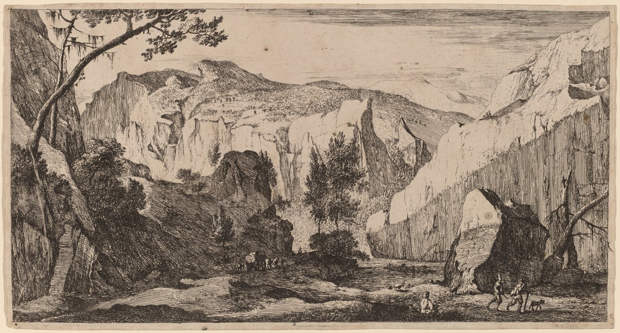 Skalisty Krajobraz: pl.2 autorstwa Roelant Roghman and Melchior Küsel