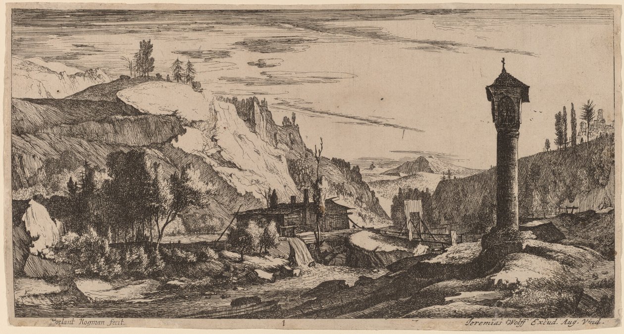 Kolumna: pl.1 autorstwa Roelant Roghman and Melchior Küsel