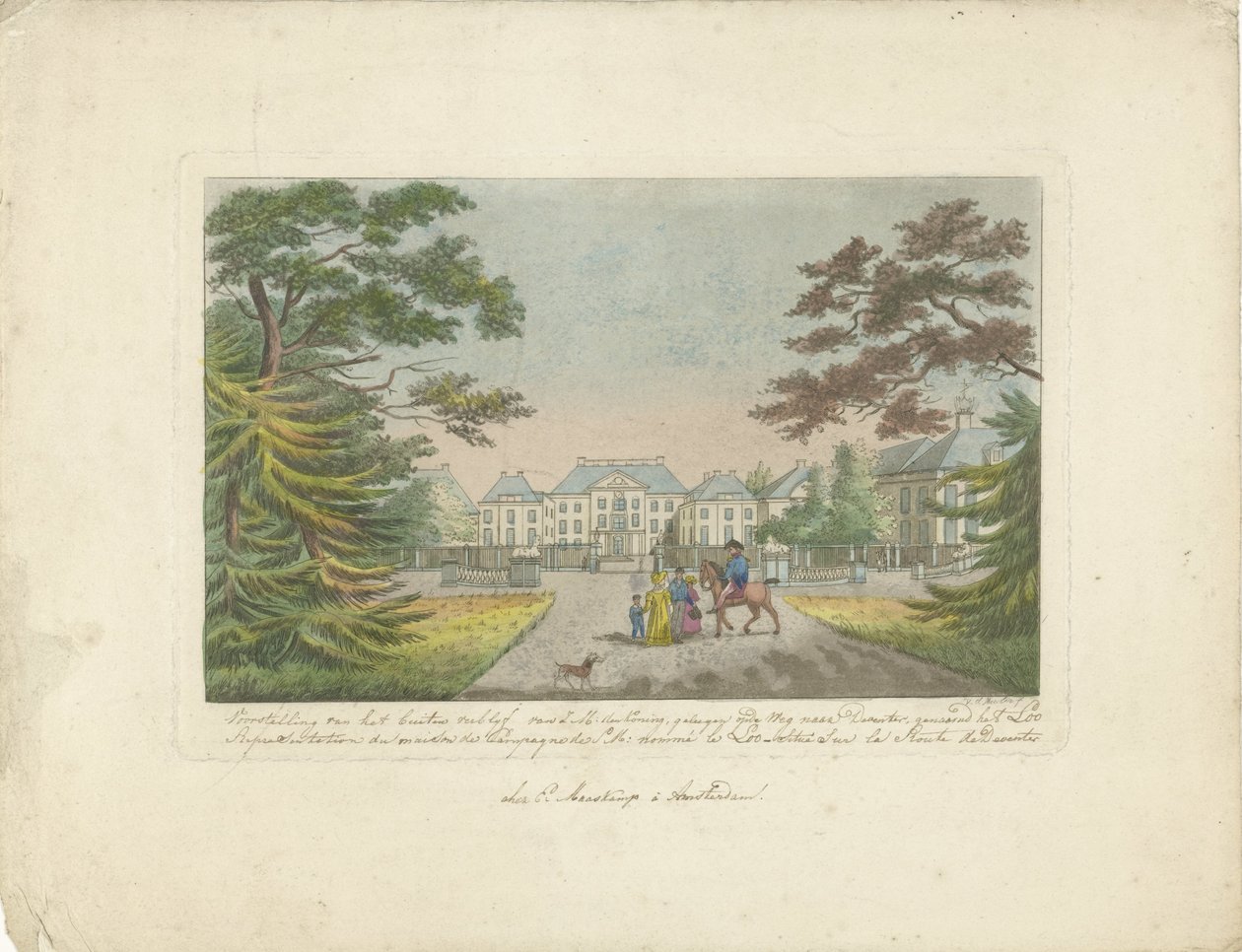 Pałac Het Loo w Apeldoorn autorstwa Roelof van der Meulen