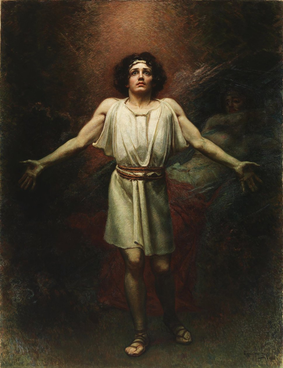 Symbolizm: Parsifal Egusquiza y Barrena, Rogelio de (1845-1915) autorstwa Rogelio Egusquiza
