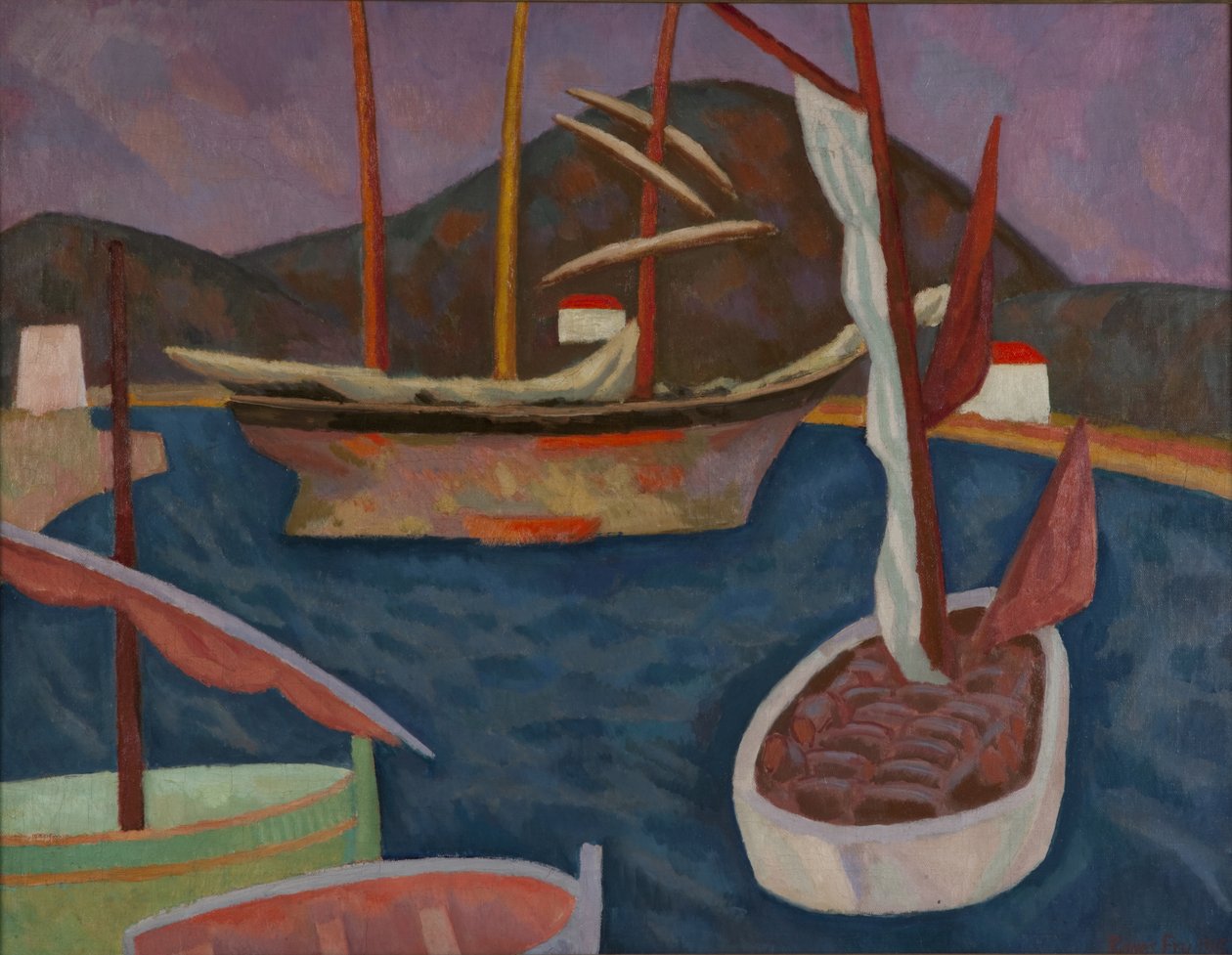 Łodzie w porcie autorstwa Roger Eliot Fry