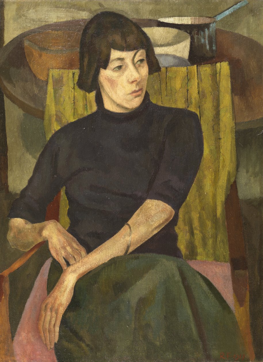 Portret Niny Hamnett, 1917 autorstwa Roger Eliot Fry