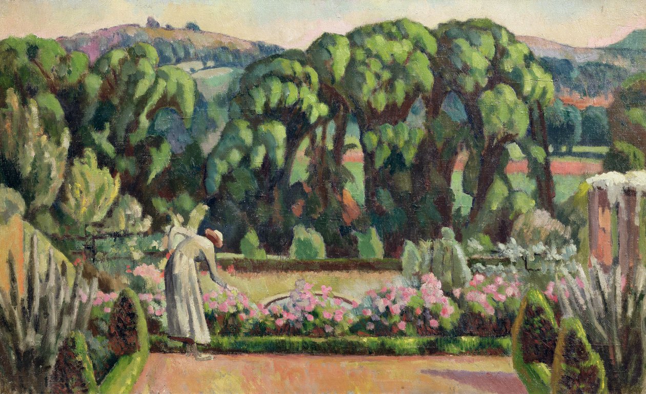 Ogród Artysty w Durbins, ok. 1915 autorstwa Roger Eliot Fry