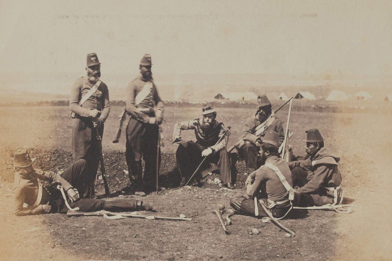 afrykańscy myśliwi autorstwa Roger Fenton