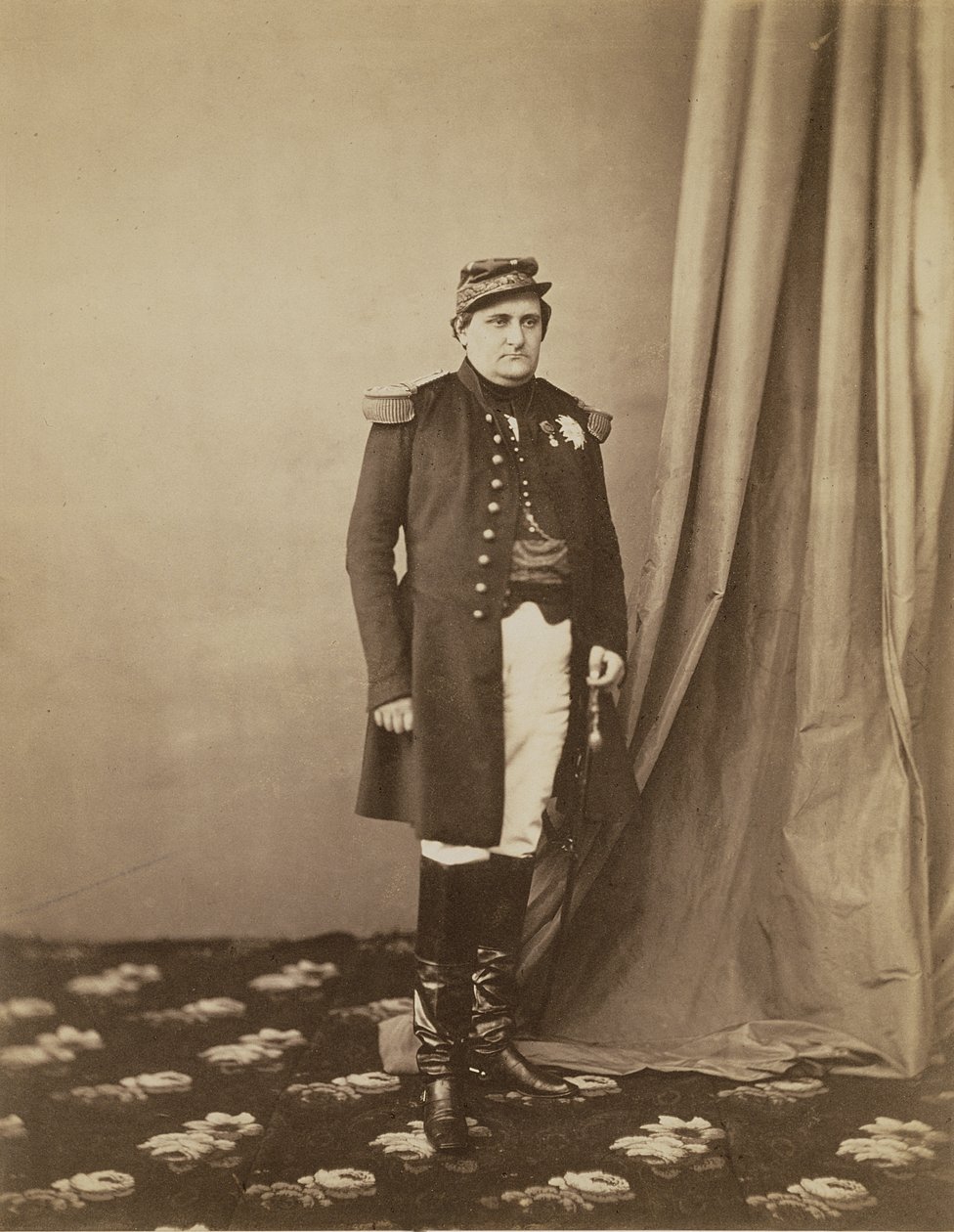 Napoleon-Joseph-Charles-Paul (1822-91) Książę Napoleon, 1855 (zdjęcie w sepii) autorstwa Roger Fenton