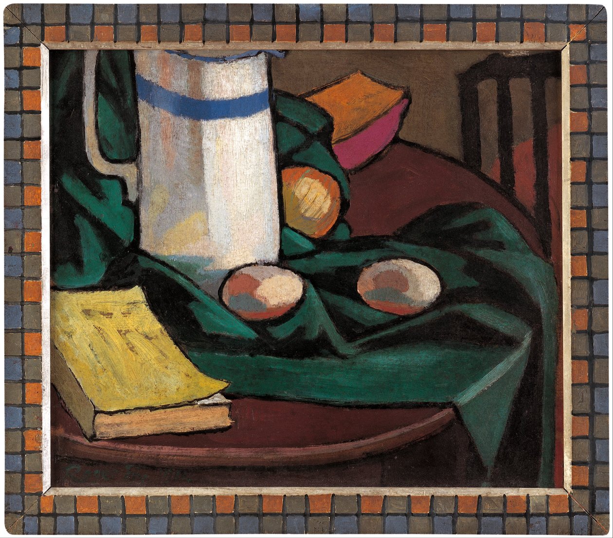Martwa natura - dzbanek i jajka autorstwa Roger Eliot Fry