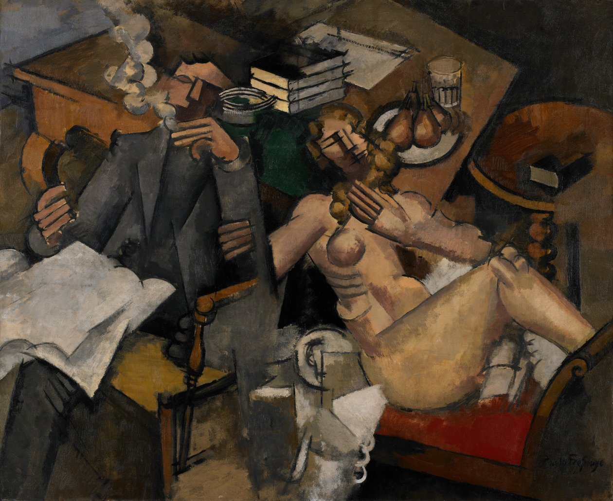Życie małżeńskie, 1912 autorstwa Roger de La Fresnaye