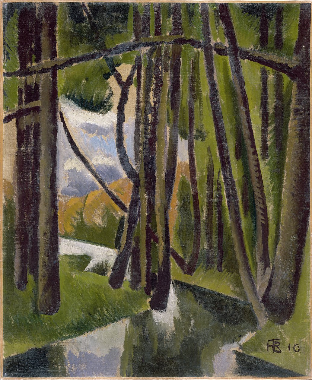 Zarośla, 1910 autorstwa Roger de La Fresnaye
