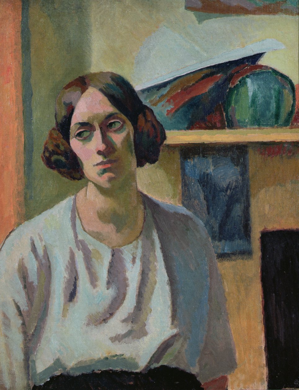 Głowa modelki, 1913 autorstwa Roger Eliot Fry