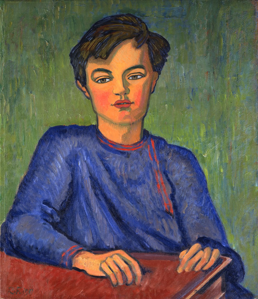 Portret Juliana, syna artysty, w wieku 10 lat autorstwa Roger Eliot Fry