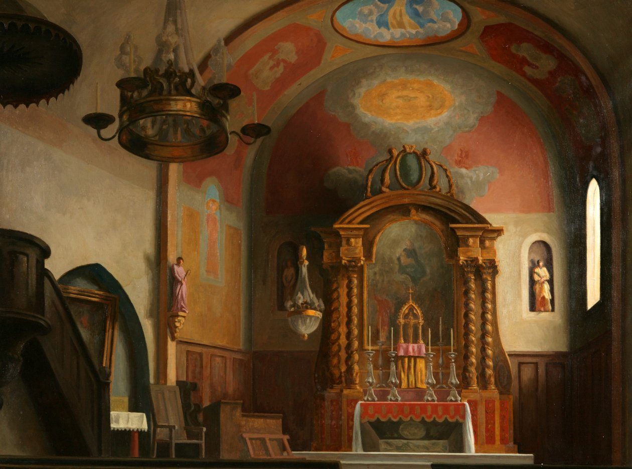 Kościół w Ramatuelle autorstwa Roger Eliot Fry