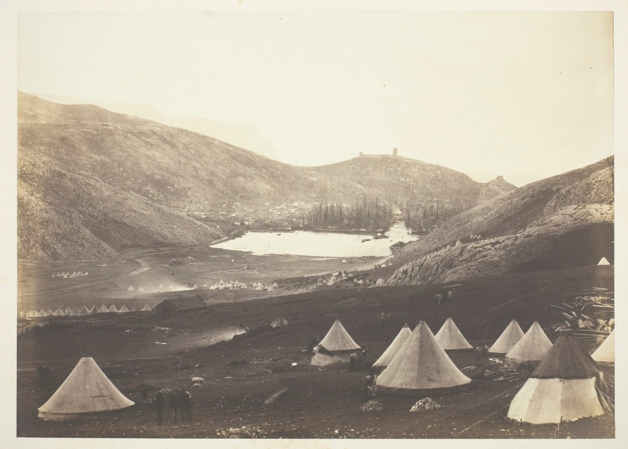 Bałakława ze Wzgórza Strażników autorstwa Roger Fenton