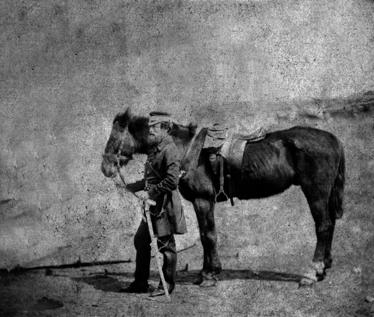 Kapitan Arthur Layard, 1855 autorstwa Roger Fenton