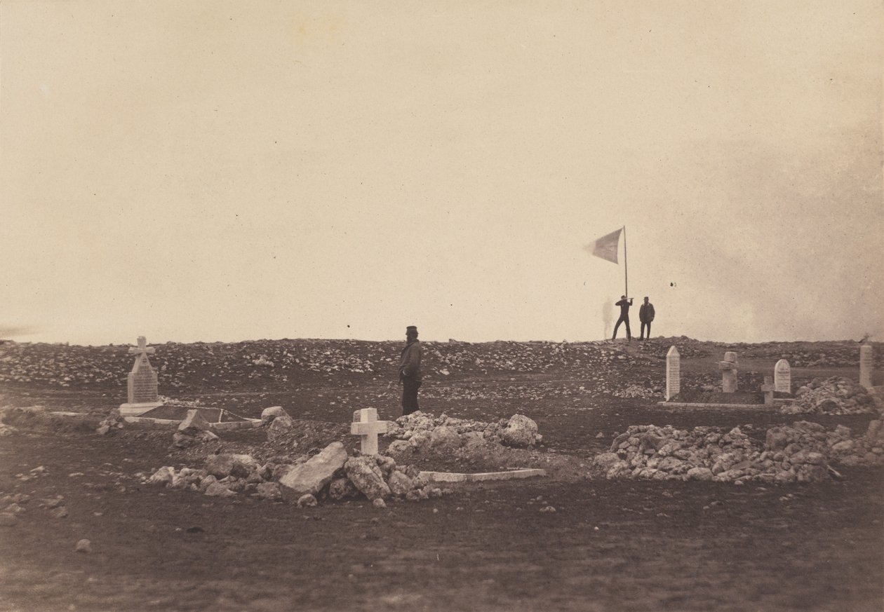 Cmentarz, Wzgórze Cathcarta autorstwa Roger Fenton