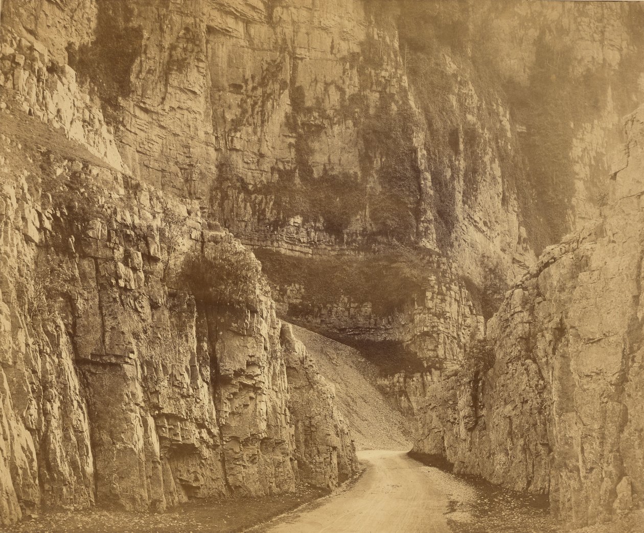 Klify Cheddar autorstwa Roger Fenton