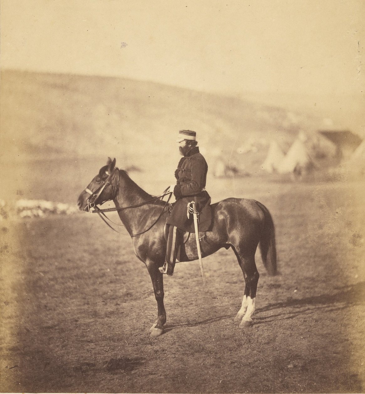 Pułkownik Shewell, C.B. autorstwa Roger Fenton