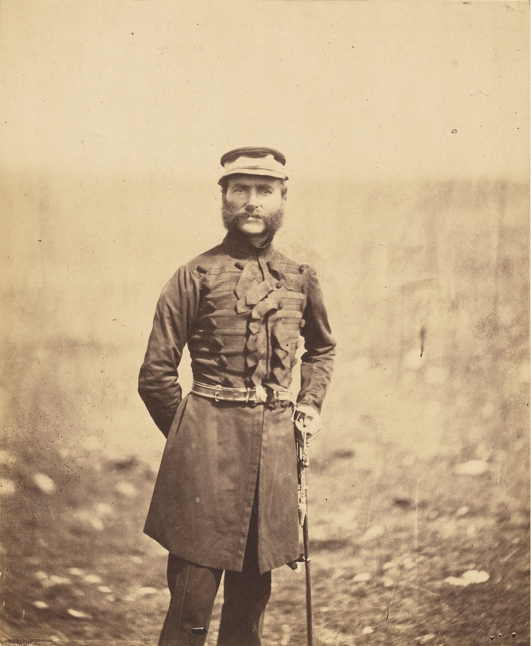 Pułkownik Tylden z Królewskiego Korpusu Inżynierów. autorstwa Roger Fenton