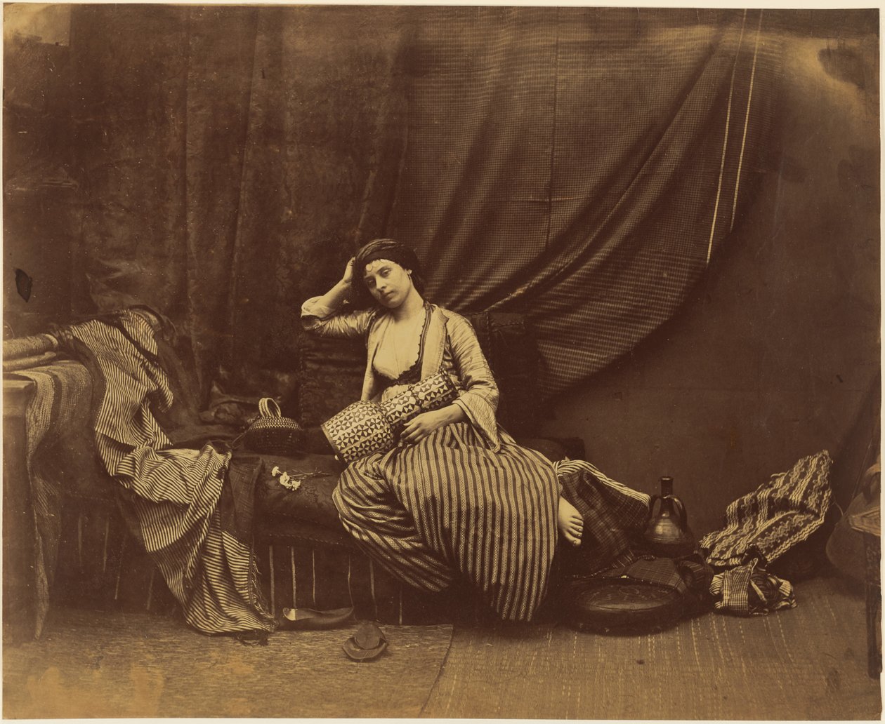 Zamyślona odaliska autorstwa Roger Fenton