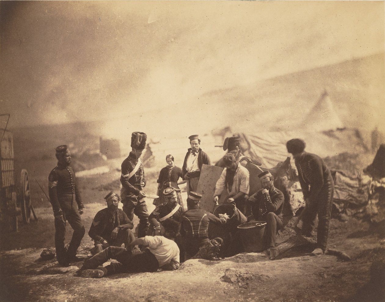 Kuchenka 8. pułku huzarów autorstwa Roger Fenton