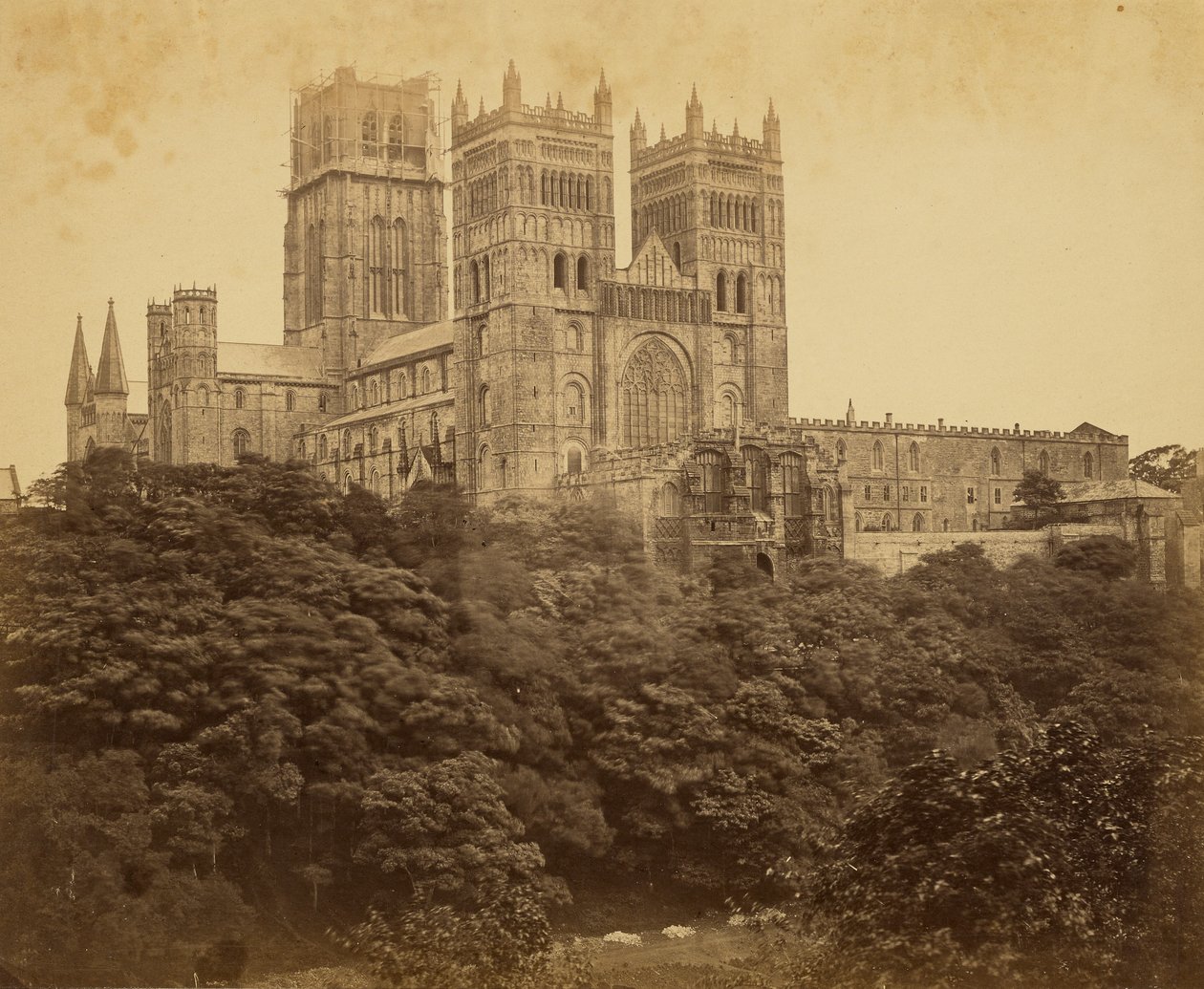 Zachodnia fasada Durham autorstwa Roger Fenton