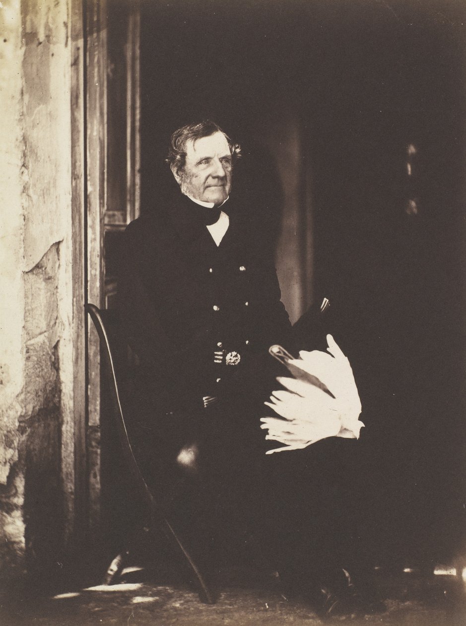 Feldmarszałek Lord Raglan, Krym, 1855. autorstwa Roger Fenton