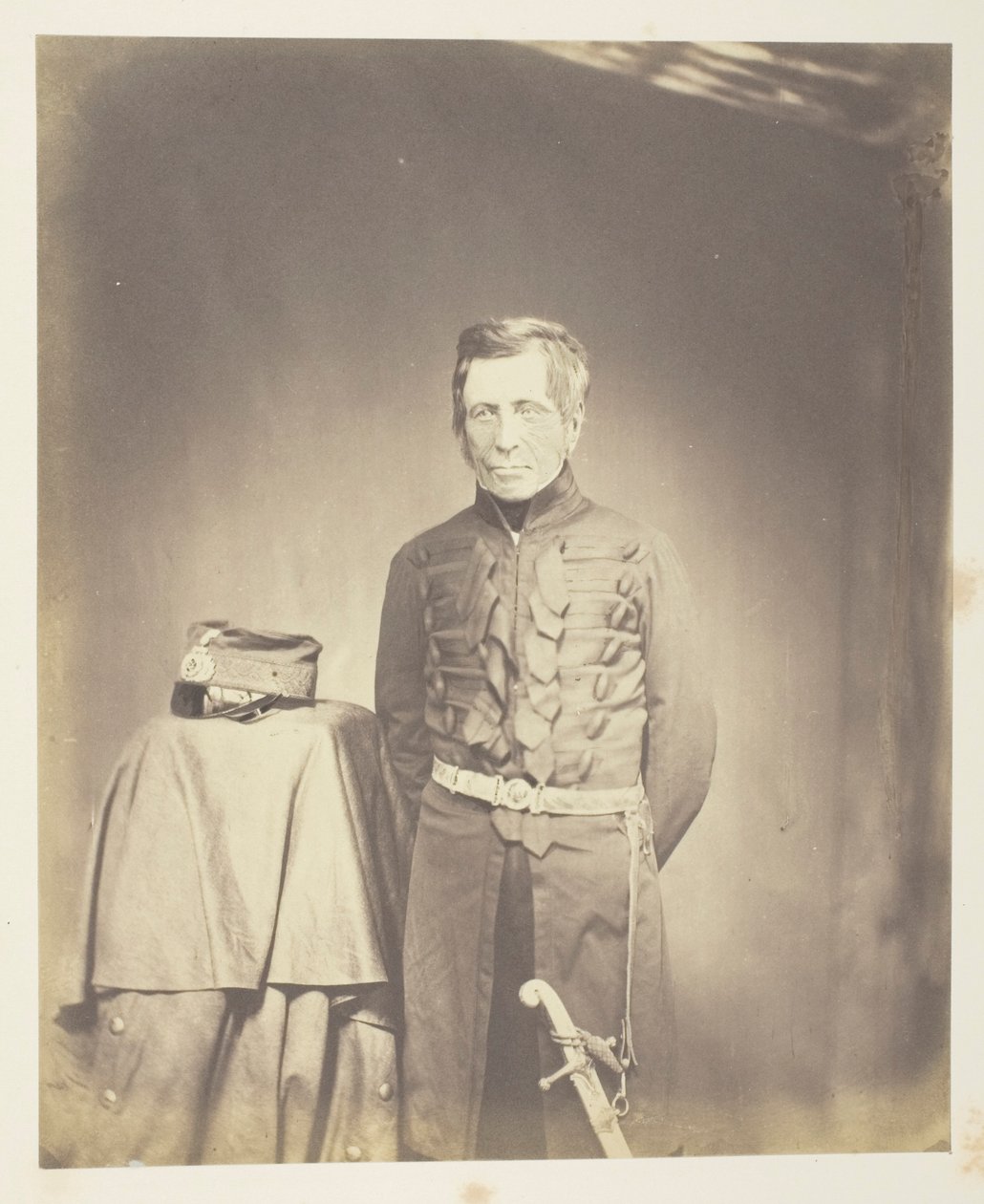 Generał Sir J. Burgoyne, baronet, G.C.B. autorstwa Roger Fenton