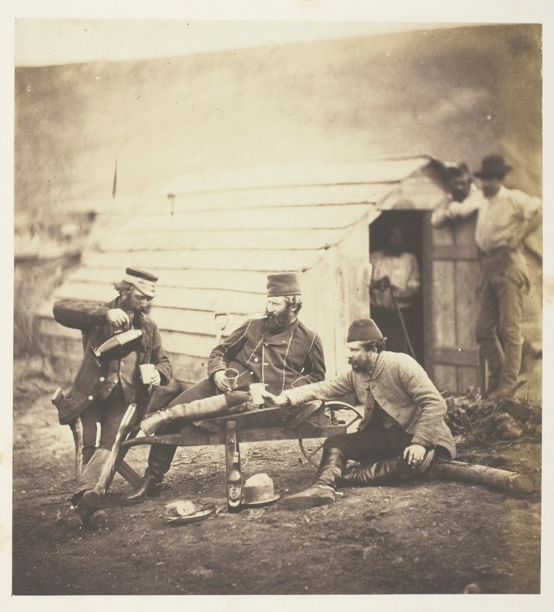 Trudności w obozie autorstwa Roger Fenton