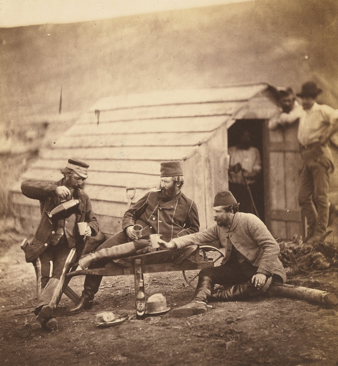 Trudy w obozie autorstwa Roger Fenton
