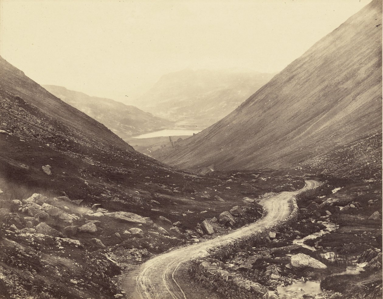 Przełęcz Kirkstone, Westmoreland autorstwa Roger Fenton