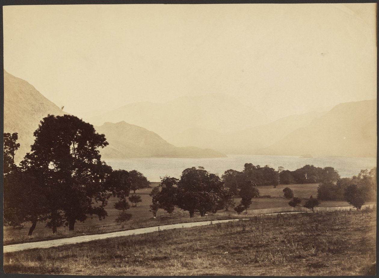 [Krajobraz z jeziorem] autorstwa Roger Fenton