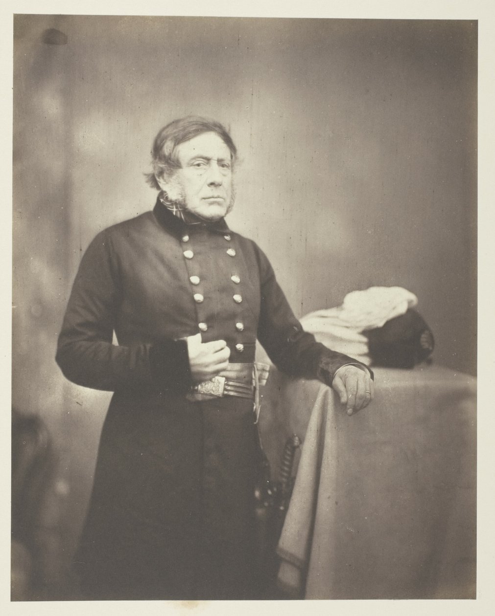 Generał porucznik Sir H.J.W. Bentinck, K.C.B. autorstwa Roger Fenton