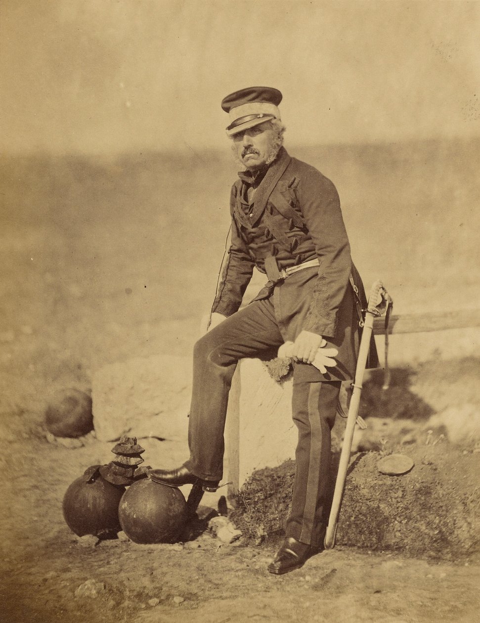 Generał porucznik Barnard, C.B. autorstwa Roger Fenton