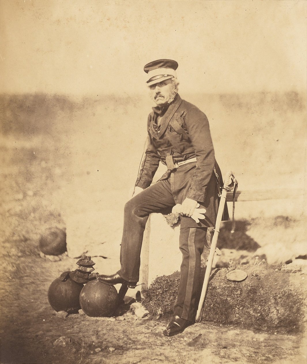Generał porucznik Barnard, C.B. autorstwa Roger Fenton