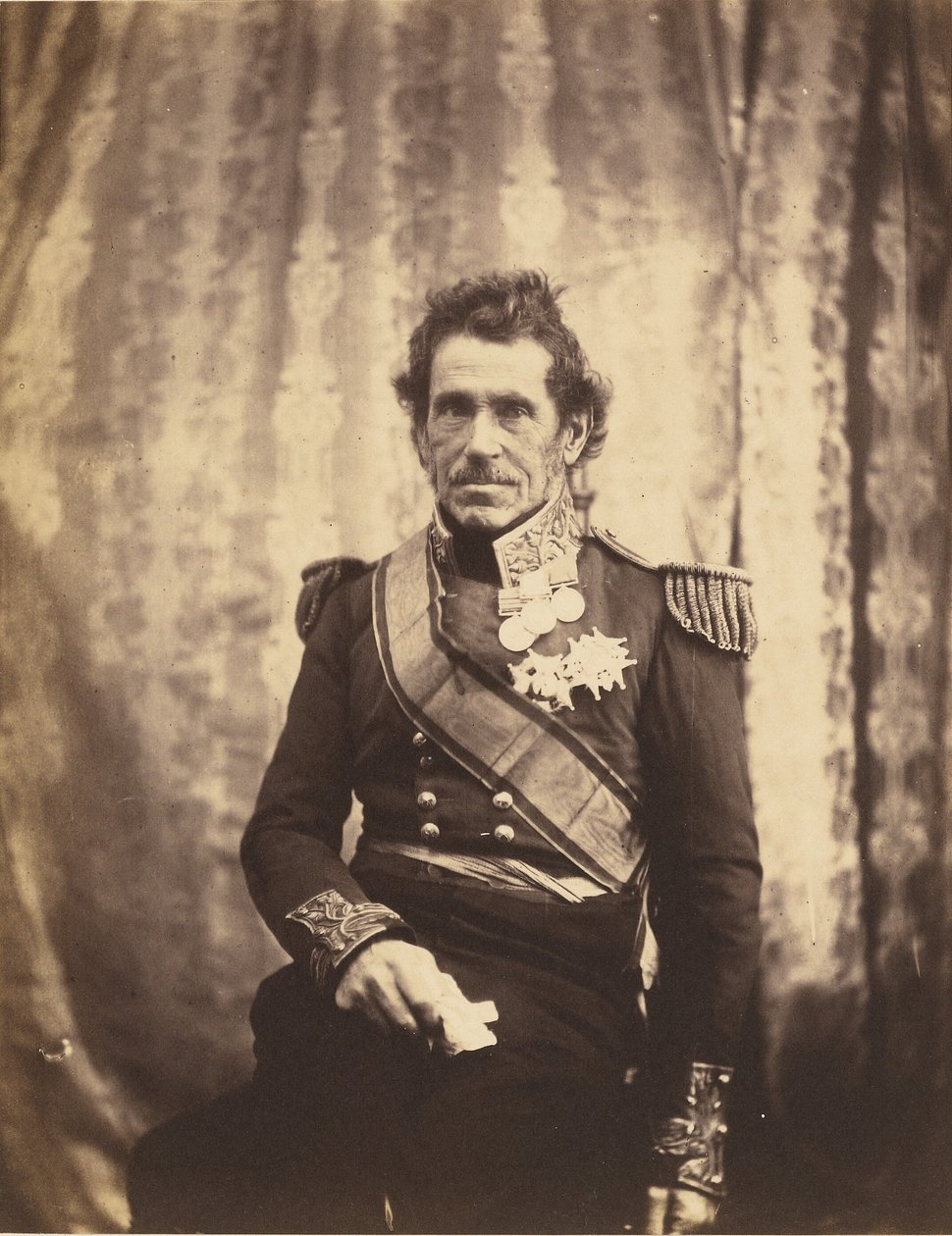Generał porucznik Sir De Lacy Evans, G.C.B. autorstwa Roger Fenton