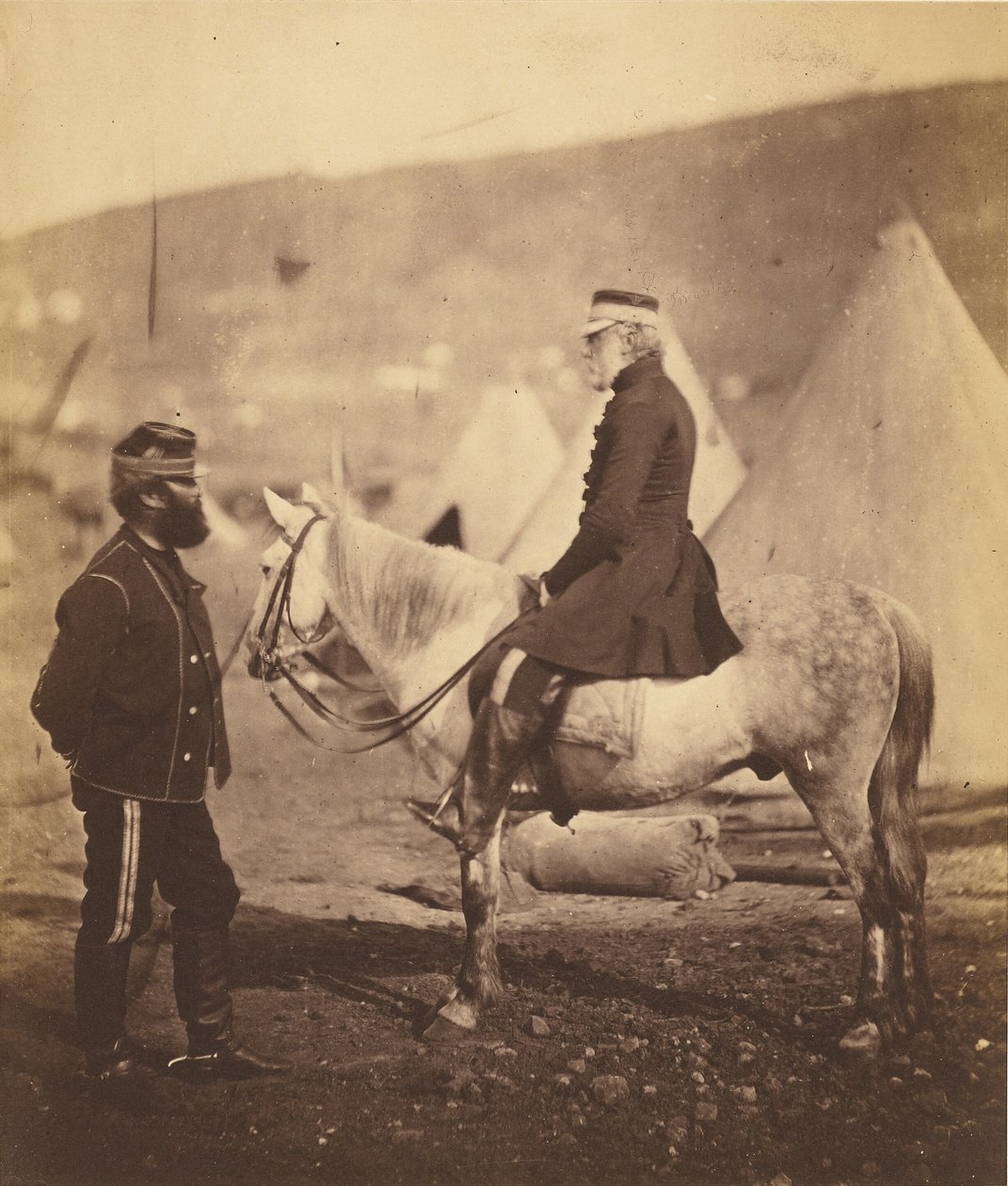 Generał broni Sir J.Y. Scarlett, K.C.B. autorstwa Roger Fenton