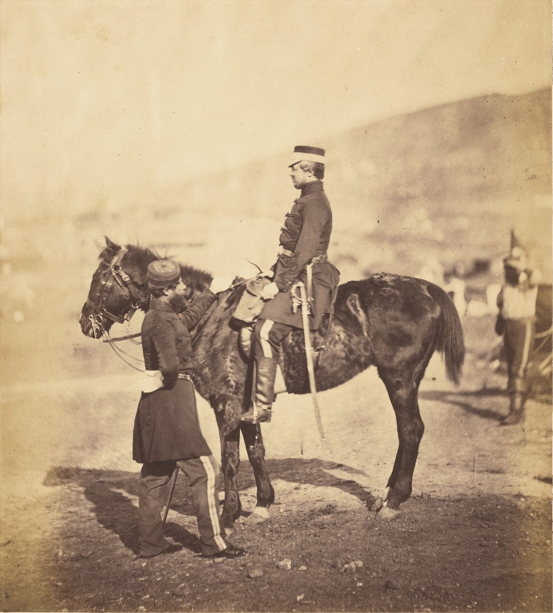 Generał major lord George Paget. autorstwa Roger Fenton