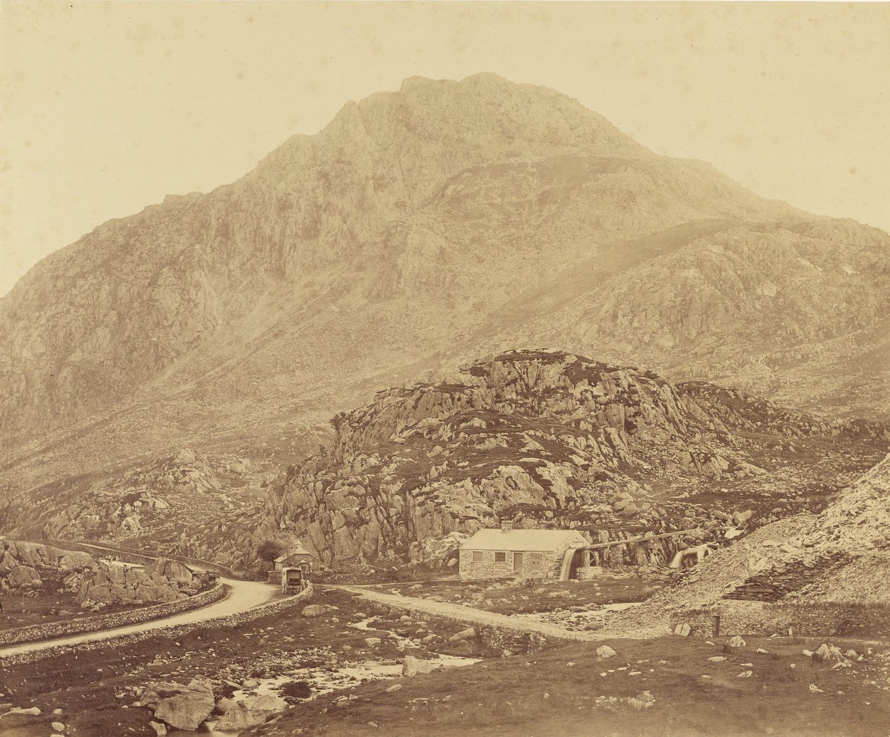 Mount Tryfan, od Llyn Ogwen autorstwa Roger Fenton