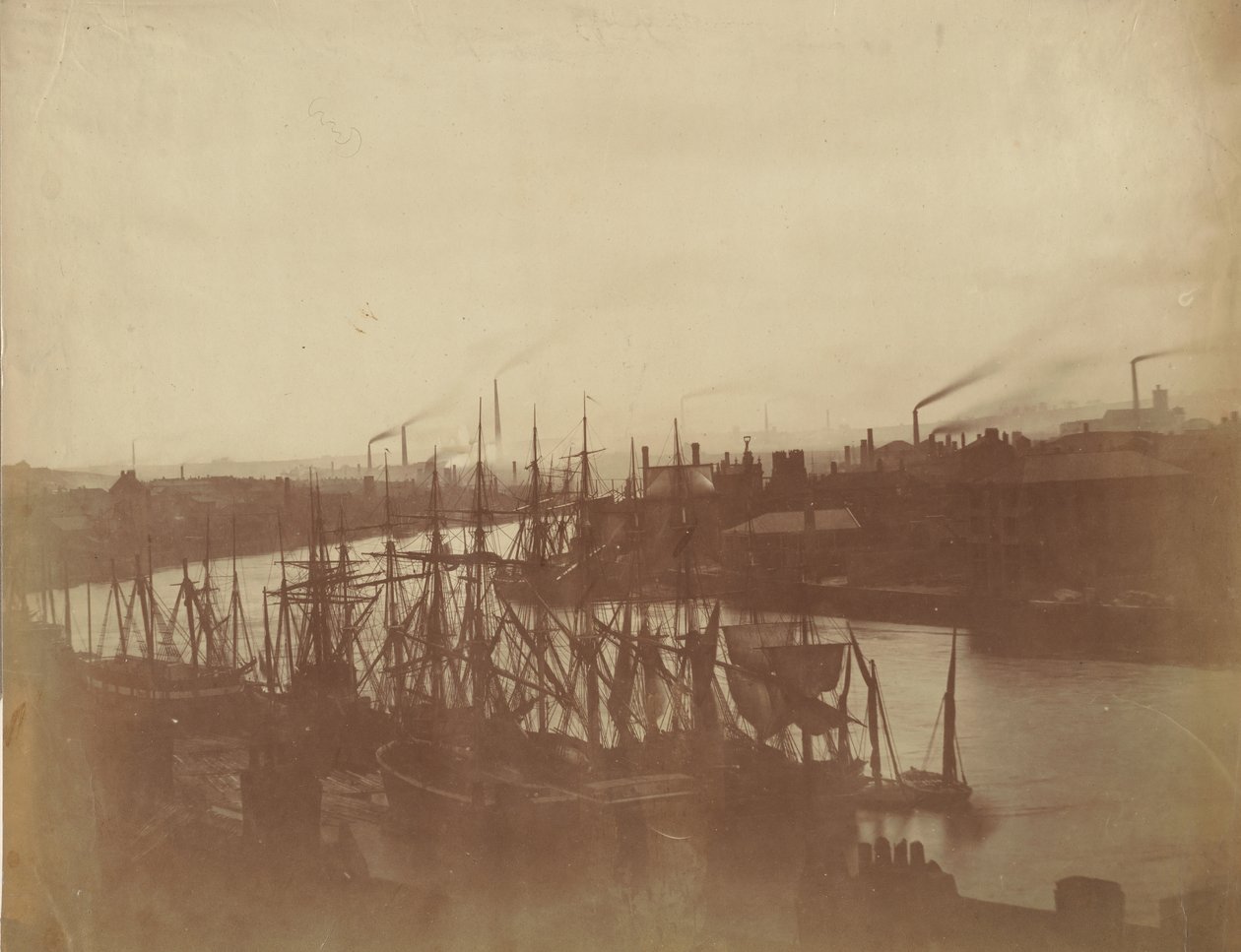 Newcastle nad Tyne, lata 50. XIX wieku. autorstwa Roger Fenton