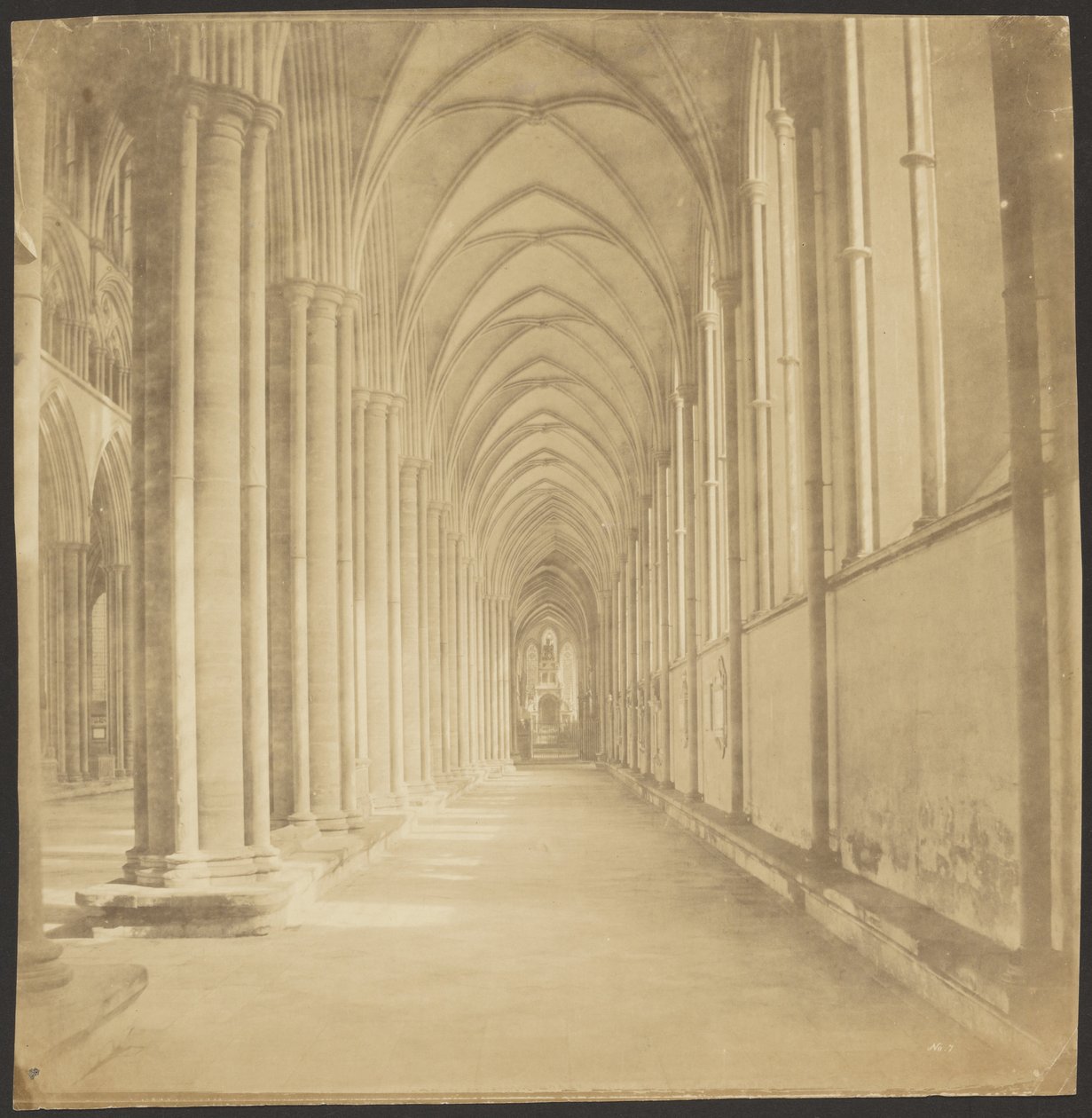 Południowa nawa katedry w Salisbury autorstwa Roger Fenton