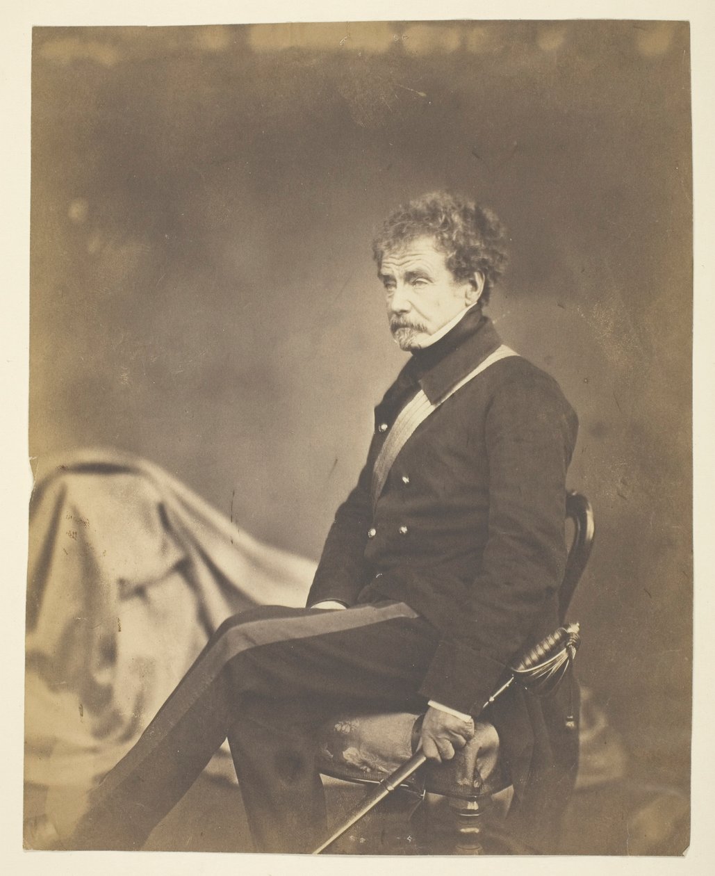 Sir Colin Campbell, lord Clyde (1792-1863), marszałek polny; na Krymie autorstwa Roger Fenton