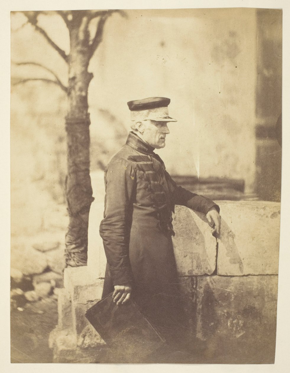 Sir Harry Jones (1791-1866), generał; główny inżynier w Sewastopolu, zdjęcie wykonane na miejscu, Krym autorstwa Roger Fenton