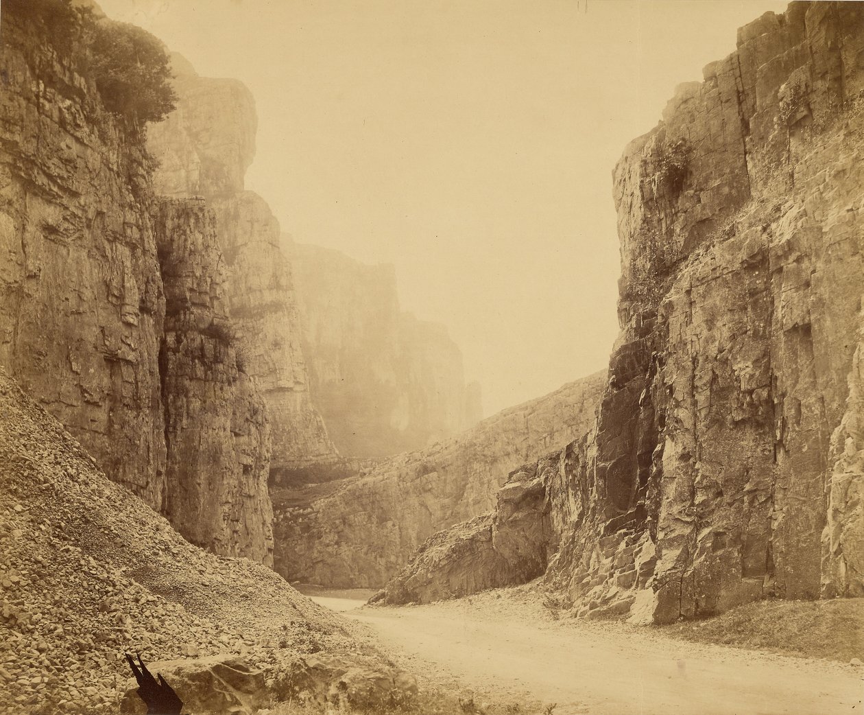 Klify Cheddar, Dolina Centralna autorstwa Roger Fenton