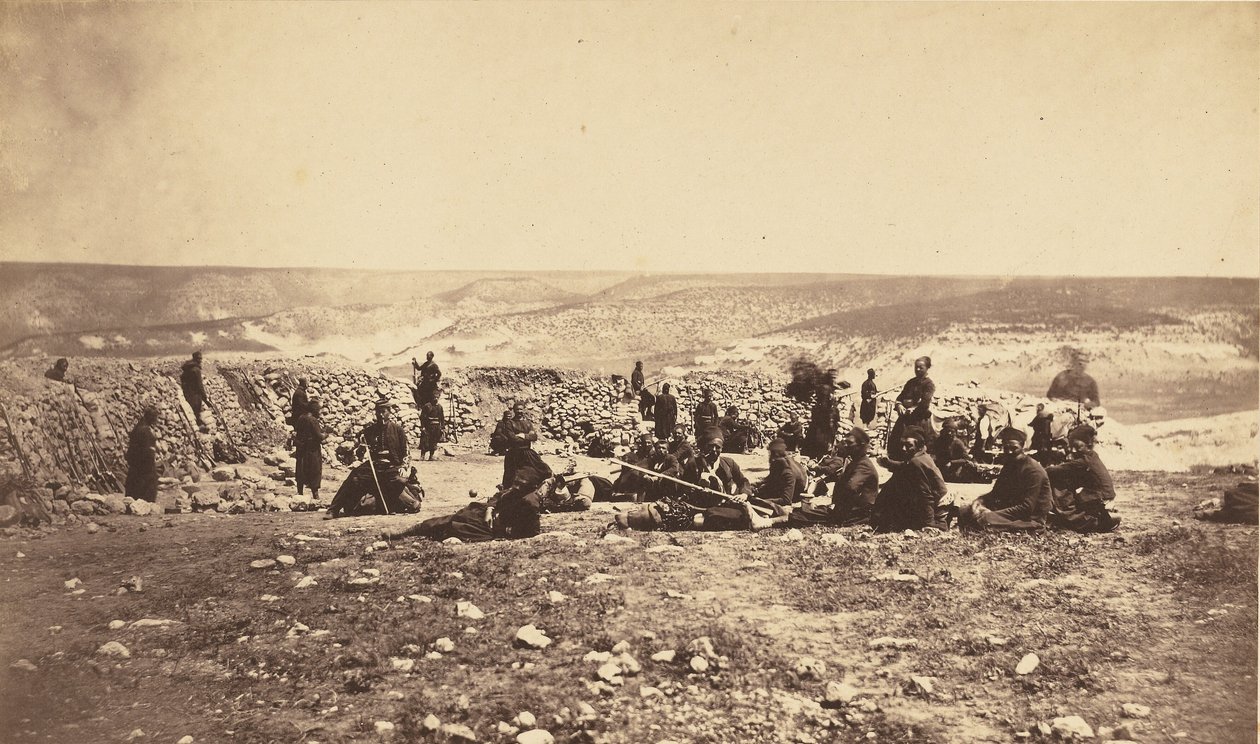 Francuska reduta pod Inkermann autorstwa Roger Fenton