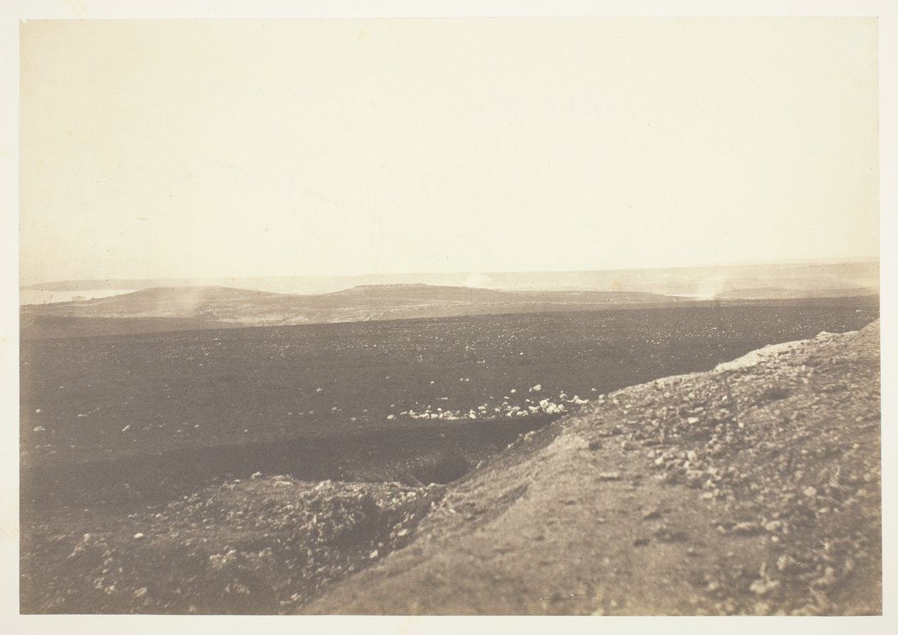 Mamelon i Malakoff z Baterii Moździerzy autorstwa Roger Fenton