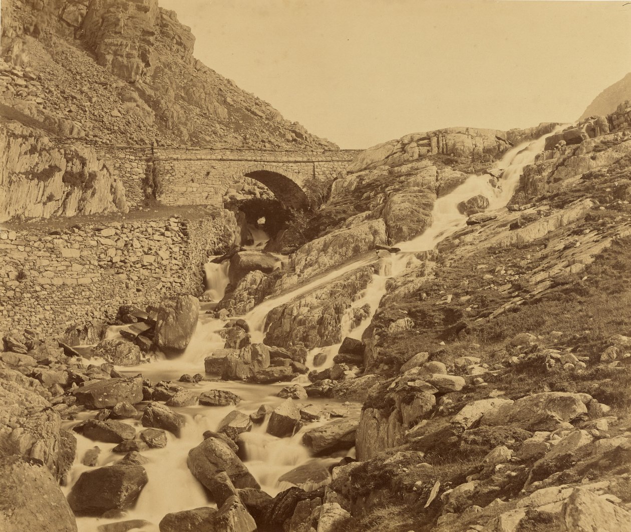 Wodospady Ogwen autorstwa Roger Fenton